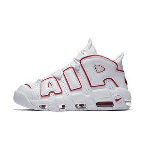 A1-Nike Men's Air More Uptempo 96 White And Red